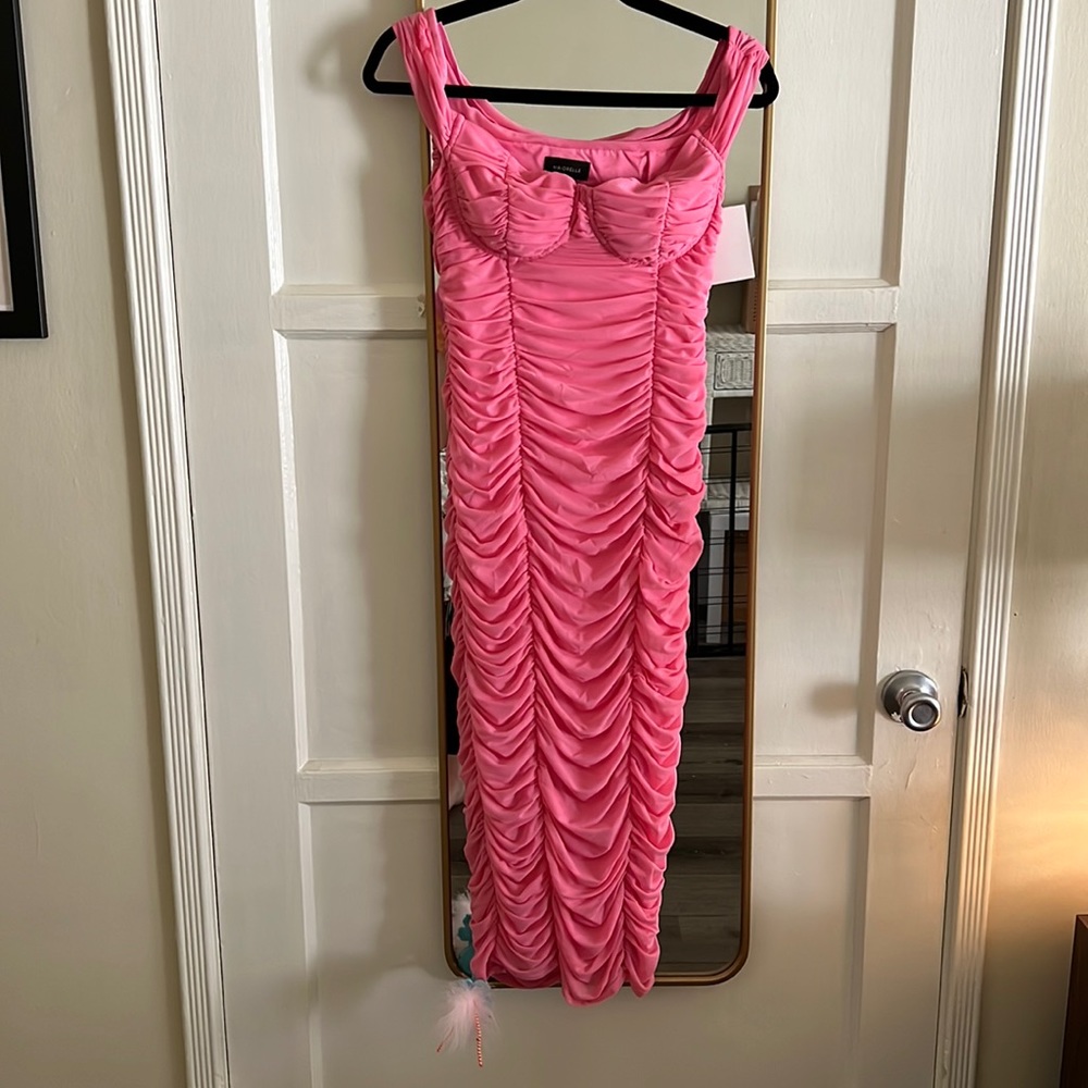 Pink Midi Cocktail dress